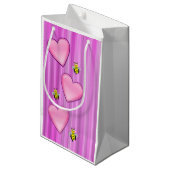 Gift Bag Valentijnse bumblebee Klein Cadeauzakje (Voorkant Gekanteld)
