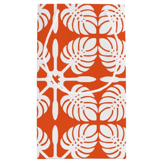 Gift Bag van Hawaiian Pattern Klein Cadeauzakje (Achterkant)