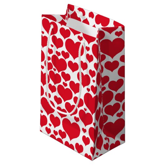 Gift Bag van valentijns Klein Cadeauzakje (Voorkant Gekanteld)
