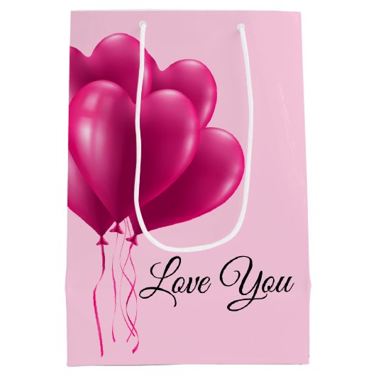 Gift Bag van valentijns Medium Cadeauzakje (Achterkant)