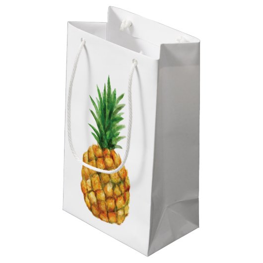 Gift Bag voor ananas Klein Cadeauzakje (Achterkant Gekanteld)