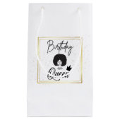 Gift Bag voor de Birthday Queen Klein Cadeauzakje (Voorkant)