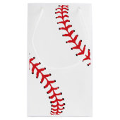 Gift Bag voor honkbal met softbal Klein Cadeauzakje (Achterkant)