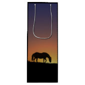 Gift Bag voor paardenwijn Wijn Cadeautas (Voorkant)