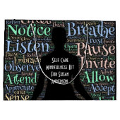 Gift Bag voor Self Care Mindfulness Kit Groot Cadeauzakje (Achterkant)
