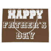 Gift Bag voor vaders Groot Cadeauzakje (Voorkant)