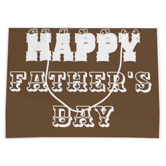 Gift Bag voor vaders Groot Cadeauzakje (Voorkant)