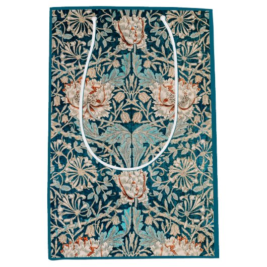 GIFT BAG : WILLIAM MORRIS : HONEYSUCKLE MEDIUM CADEAUZAKJE (Voorkant)