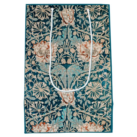 GIFT BAG : WILLIAM MORRIS : HONEYSUCKLE MEDIUM CADEAUZAKJE (Achterkant)