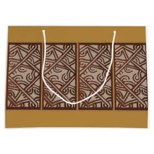 Gift Bag with Art of New Guinea Groot Cadeauzakje (Voorkant)