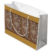 Gift Bag with Art of New Guinea Groot Cadeauzakje (Achterkant Gekanteld)