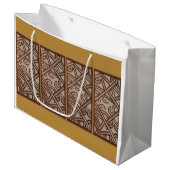 Gift Bag with Art of New Guinea Groot Cadeauzakje (Voorkant Gekanteld)