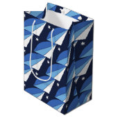 Gift Bag with flag of Columbia, SC, USA Medium Cadeauzakje (Voorkant Gekanteld)