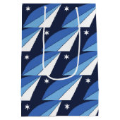 Gift Bag with flag of Columbia, SC, USA Medium Cadeauzakje (Achterkant)