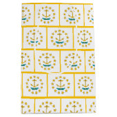 Gift Bag with flag of Rhode Island, USA Medium Cadeauzakje (Voorkant)