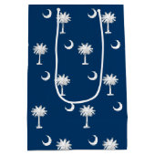 Gift Bag with flag of South Carolina, USA Medium Cadeauzakje (Achterkant)