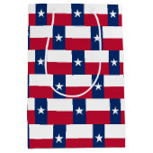Gift Bag with flag of Texas, USA Medium Cadeauzakje (Voorkant)