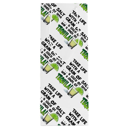 GIFT BAGS - LEVEN, LIMOEN, SALT, TEQUILA! WIJN CADEAUTAS (Achterkant)