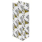 GIFT BAGS - MEDIUM- OF ZELDZAME MARTINI-OLIJVEN? WIJN CADEAUTAS (Achterkant Gekanteld)