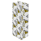 GIFT BAGS - MEDIUM- OF ZELDZAME MARTINI-OLIJVEN? WIJN CADEAUTAS (Voorkant Gekanteld)