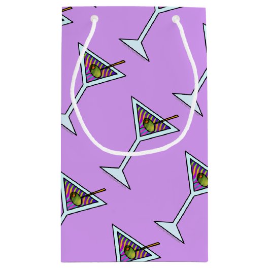 GIFT BAGS - ONTWERP MARTINI KLEIN CADEAUZAKJE (Achterkant)