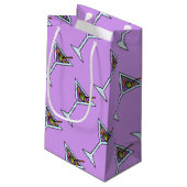 GIFT BAGS - ONTWERP MARTINI KLEIN CADEAUZAKJE (Achterkant Gekanteld)