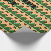 GIFT _BEAUTIFUL_LETTER_TREE_GREEN__BROWN_BLACK CADEAUPAPIER (Hoek)