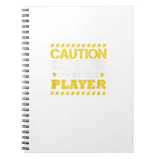 Gift Board Game Hobby Player Crokinole Notitieboek (Voorkant)