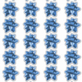 Gift Bow | STICKER | 20 per vel | Blauw (Voorkant)