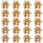 Gift Bow | STICKER | 20 per vel | Goud (Voorkant)