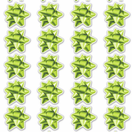 Gift Bow | STICKER | 20 per vel | LIMOEN (Voorkant)