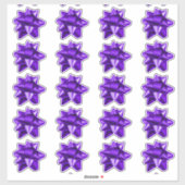 Gift Bow | STICKER | 20 per vel | PAARS (Vel)