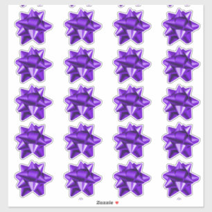 Gift Bow STICKER 20 per vel PAARS