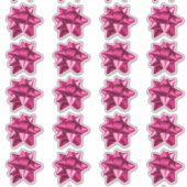 Gift Bow | STICKER | 20 per vel | Roze (Voorkant)