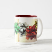 Gift Bows Drinkware Tweekleurige Koffiemok (Voorkant rechts)