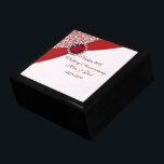 Gift Box 40th Wedding Jubileum Cadeaudoosje<br><div class="desc">Een ontwerp van de Afbeeldingen Digitalcon met een Rood Ruby kleurenthema met een verscheidenheid van douaneafbeeldingen, vormen, patronen, stijlen en doopvonten in dit één-van-a-soort het Jubileum van de Weddenschap van het Ruby"Gift Doos. Dit aantrekkelijke en elegante ontwerp is compleet met aangepaste tekstletters die passen bij uw eigen speciale gelegenheid en...</div>