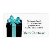 Gift Box Merry kerstremises label (Voorkant)