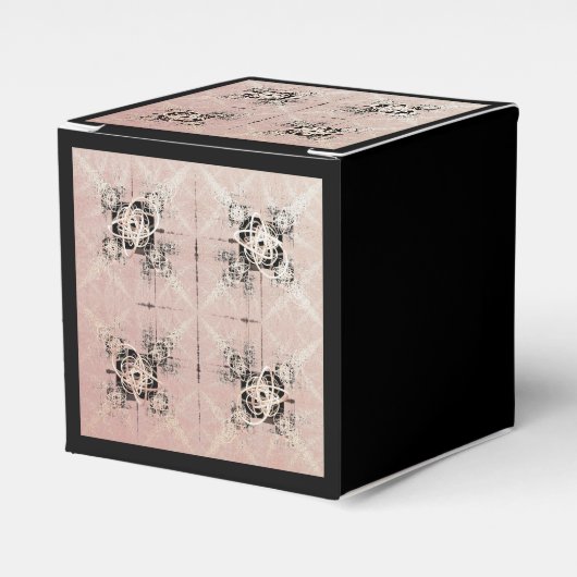 Gift box met pareltovenaars bedankdoosjes (Voorkant Zijde)