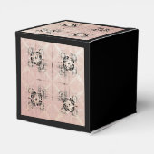 Gift box met pareltovenaars bedankdoosjes (Achterkant)