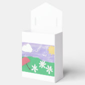 Gift Box met Scene of Daisies, sunshine and Grass Bedankdoosjes (Geopend)