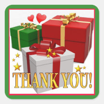 Gift Boxes en Hearts Dank u