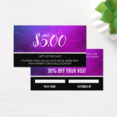 Gift Card Visitekaartjes (Bureau)