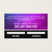 Gift Card Visitekaartjes (Achterkant)