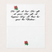 Gift Cards : Merry Christmas Kaart (Binnenkant ongevouwen)