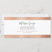 GIFT CERTIFICAAT betreffende elegant roos goudkleu (Achterkant)