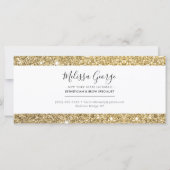 GIFT CERTIFICAAT: elegant oogglas goudglitter (Achterkant)