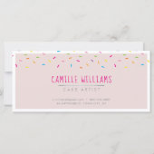 GIFT-CERTIFICAAT leuke leuke kleurrijke sprinkles (Achterkant)