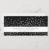 GIFT-CERTIFICAAT modern glazuur stip zilver zwart (Achterkant)