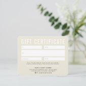 GIFT-CERTIFICAAT modern roomroomroos zwart (Staand voorkant)
