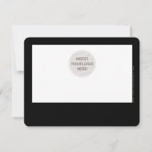 GIFT-CERTIFICAAT modern zwart wit (Achterkant)